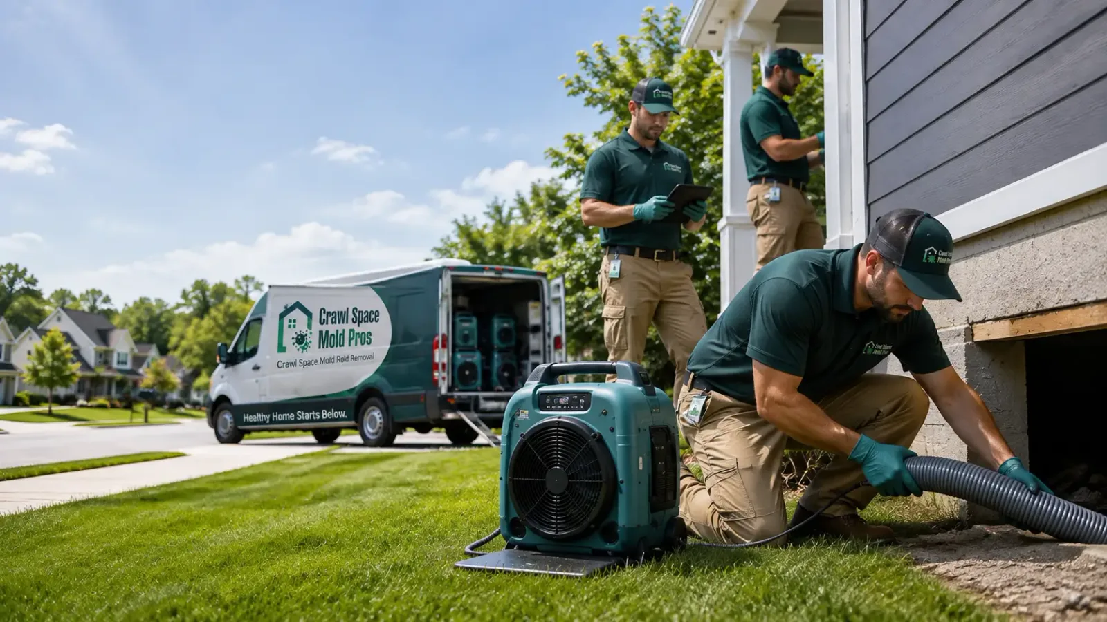 Crawl Space Mold Removal in Middleton, ID